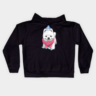 Snow puppy Kids Hoodie